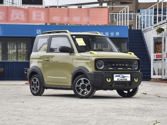 Geely Panda Mini EV Car 4 asientos con suspensión trasera doble Wish Bone 200Km alcance