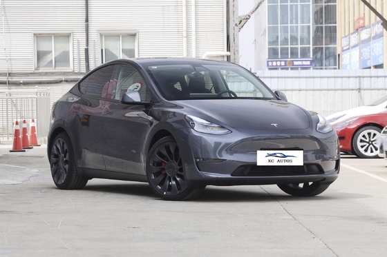 2023 Tesla Modelo Y Modelo 3 Usado Coche eléctrico de stock con volante multifunción