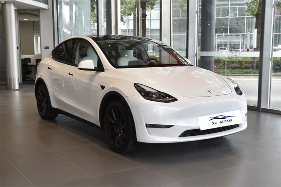 Freno de estacionamiento eléctrico Tesla Modelo Y Energía usada Autocar eléctrico con radar 4 delantero 4 trasero
