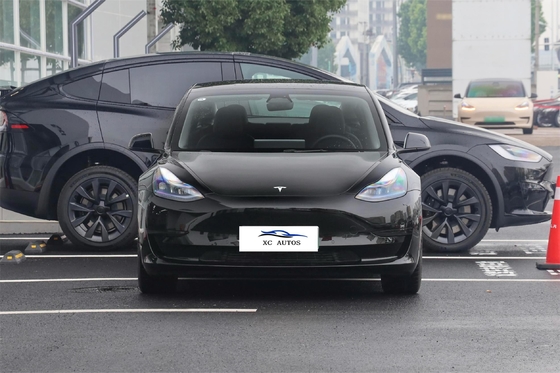 8 meses de edad Tesla Modelo 3 Usado Energía eléctrica Auto coche con delante 4 trasero 4 radar