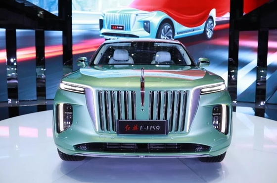 Faros LED y ABS 2024 Hongqi E-HS9 coche eléctrico para los vehículos de última energía