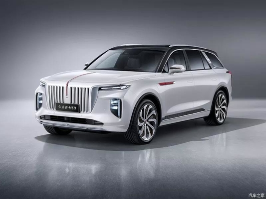 Faros LED y ABS 2024 Hongqi E-HS9 coche eléctrico para los vehículos de última energía