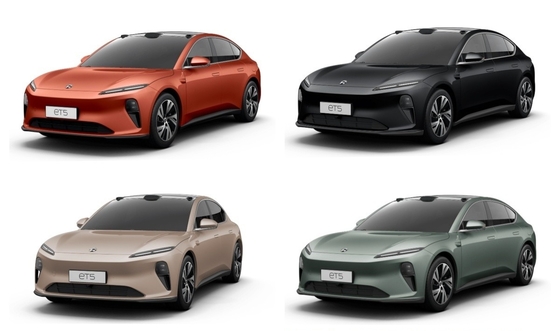 2023 Año Nio Et5t Suspensión delantera de múltiples enlaces Coche usado con Gran Espacio Energía EV Car