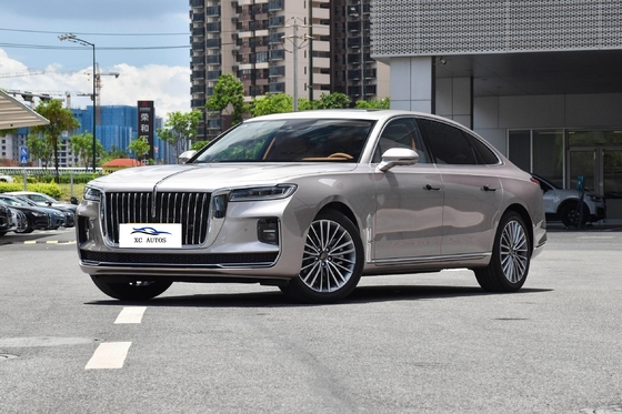 Luxury Hongqi H9 2022 2.0t EV coche eléctrico con delante 4 trasero 4 radar 4988 * 1875 * 1470mm