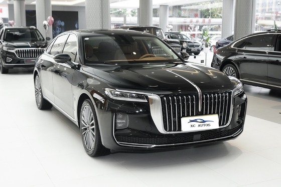 Luxury Hongqi H9 2022 2.0t EV coche eléctrico con delante 4 trasero 4 radar 4988 * 1875 * 1470mm