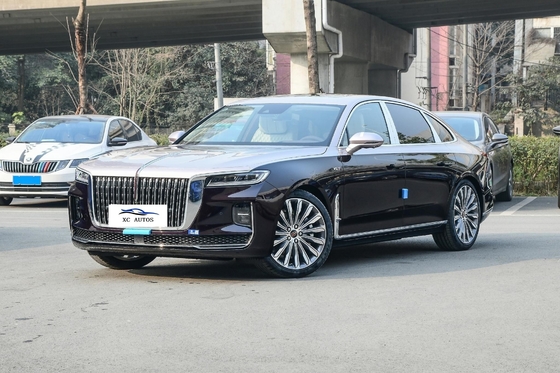 Luxury Hongqi H9 2022 2.0t EV coche eléctrico con delante 4 trasero 4 radar 4988 * 1875 * 1470mm