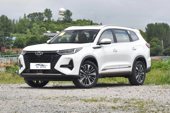 Asientos de cuero Euro IV Estándar de emisiones TIGGO 8 SUV de tamaño medio 2024 Champion 390T 4WD Peak 7 asientos