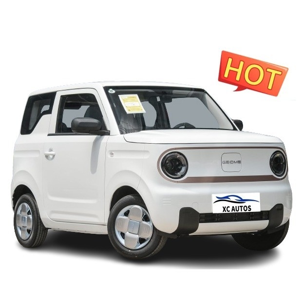 Geely Panda Mini EV Car 4 asientos con suspensión trasera doble Wish Bone 200Km alcance