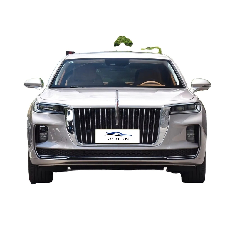 Luxury Hongqi H9 2022 2.0t EV coche eléctrico con delante 4 trasero 4 radar 4988 * 1875 * 1470mm