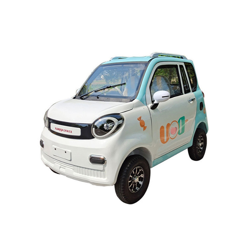 Coche eléctrico de 4 puertas y 4 asientos Mini coche eléctrico para adultos con velocidad máxima de 60-120 km/h Kilometraje de 50 km